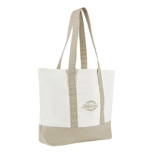 Logo Canvas Tote Egret - Borsa Shopping Bag Bianca DK0A4Z6FC481  DICKIES 