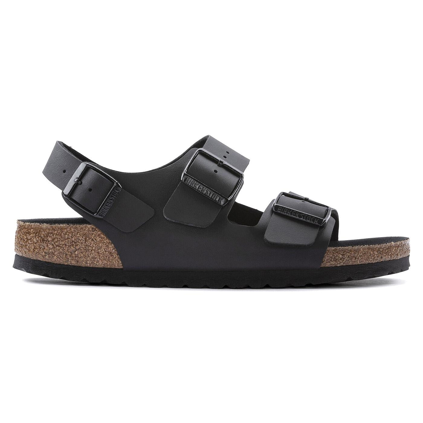 Milano Triples Black Birko Flor Sandals - Sandali Uomo Nero 1024998  BIRKENSTOCK 