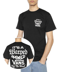 Warped World SS Black - Maglietta Girocollo Uomo Nera VN000M5EBLK1  VANS 
