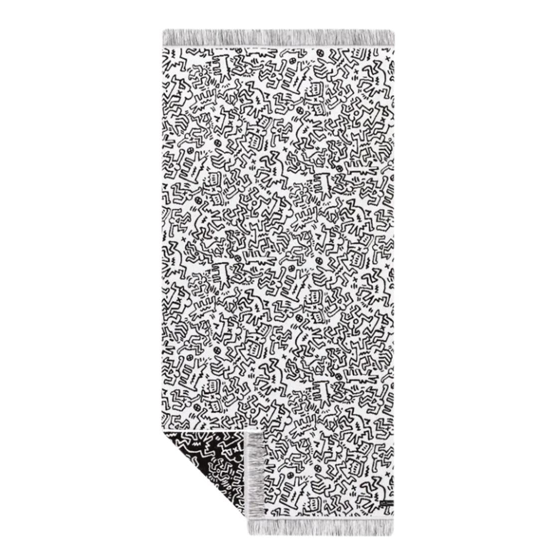 Slow Tide x Keith Haring - Breakers Hand Towel White - Telo Bianco / Nero / Multi ST845-WHITE  SLOWTIDE 