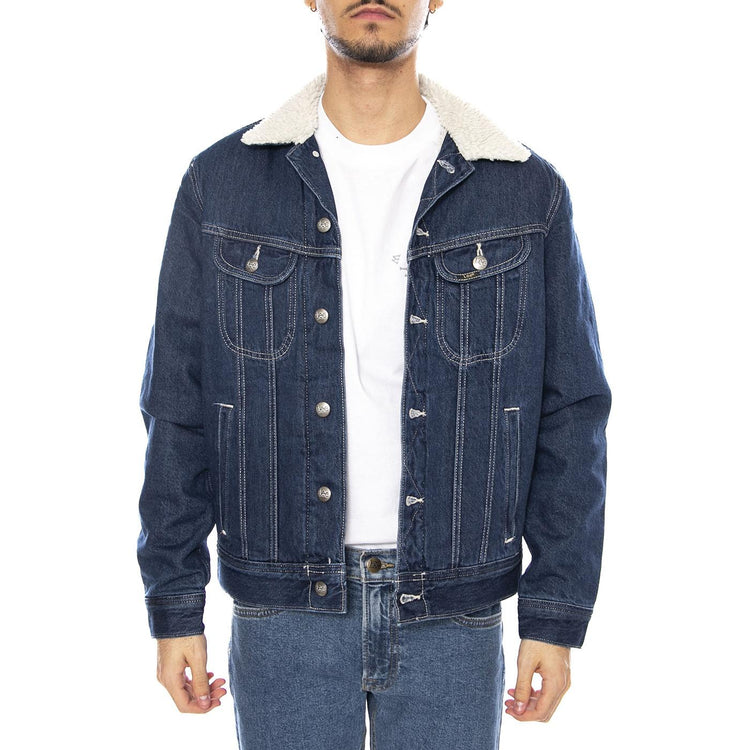 Sherpa Jacket Save It - Giacca Uomo Denim Jeans Blu 112370428  LEE 