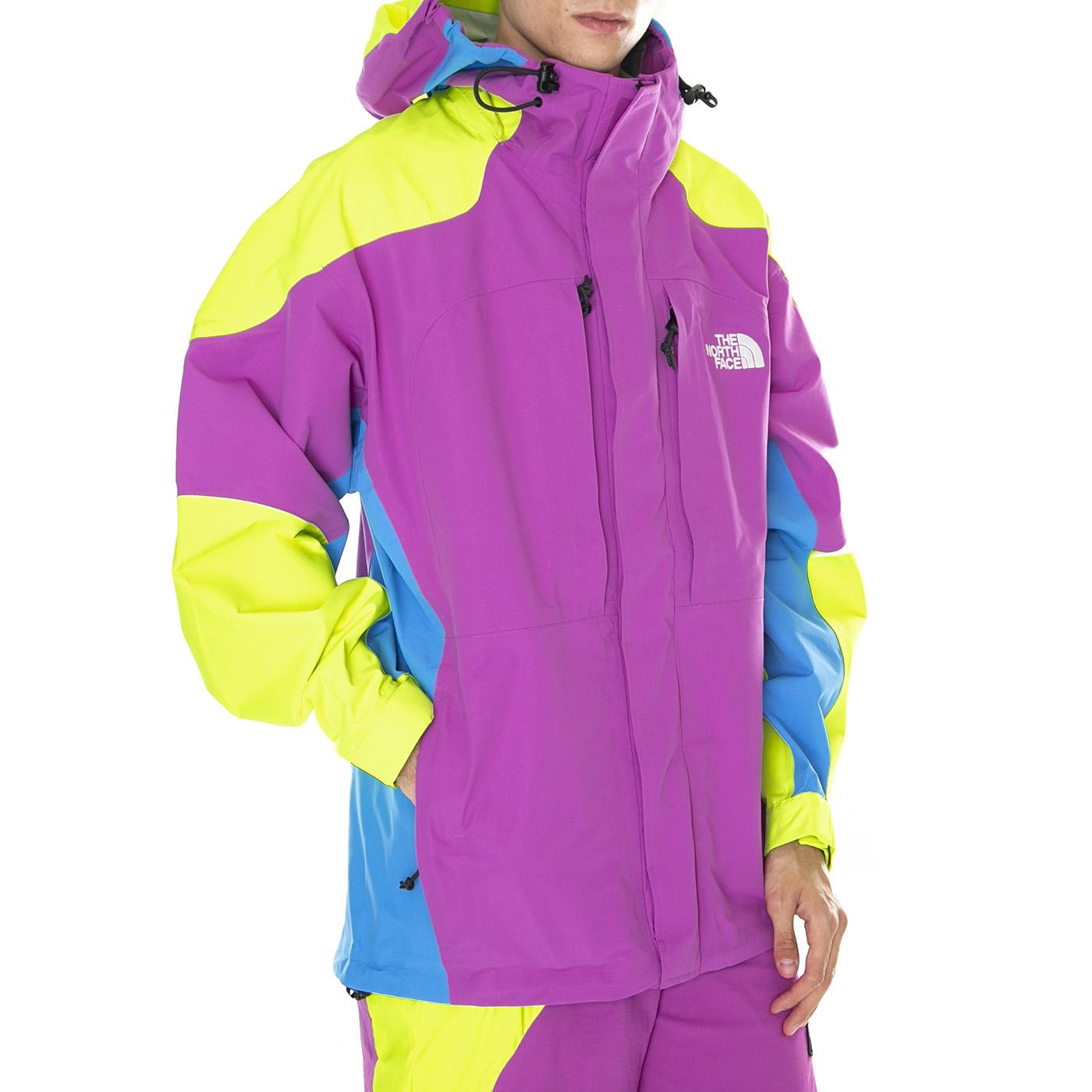 M' 3L Dryvent Carduelis Jacket Purple Cactus Fower / Led Yellow / Spranc Snc Blue - Giacca con Cappuccio Uomo Multicolore NF0A7Z9BIDR1  THE NORTH FACE 