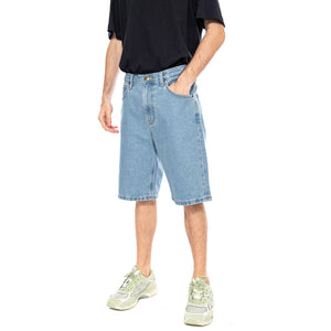 ASHER SHORT MITCH Blue - Bermuda Denim Jeans Uomo Blu 112376919 BL LEE 