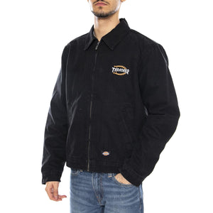 Thrasher x Dickies Jacket -- Giacca Uomo Nera DK0A88CEBLK1 . DICKIES 