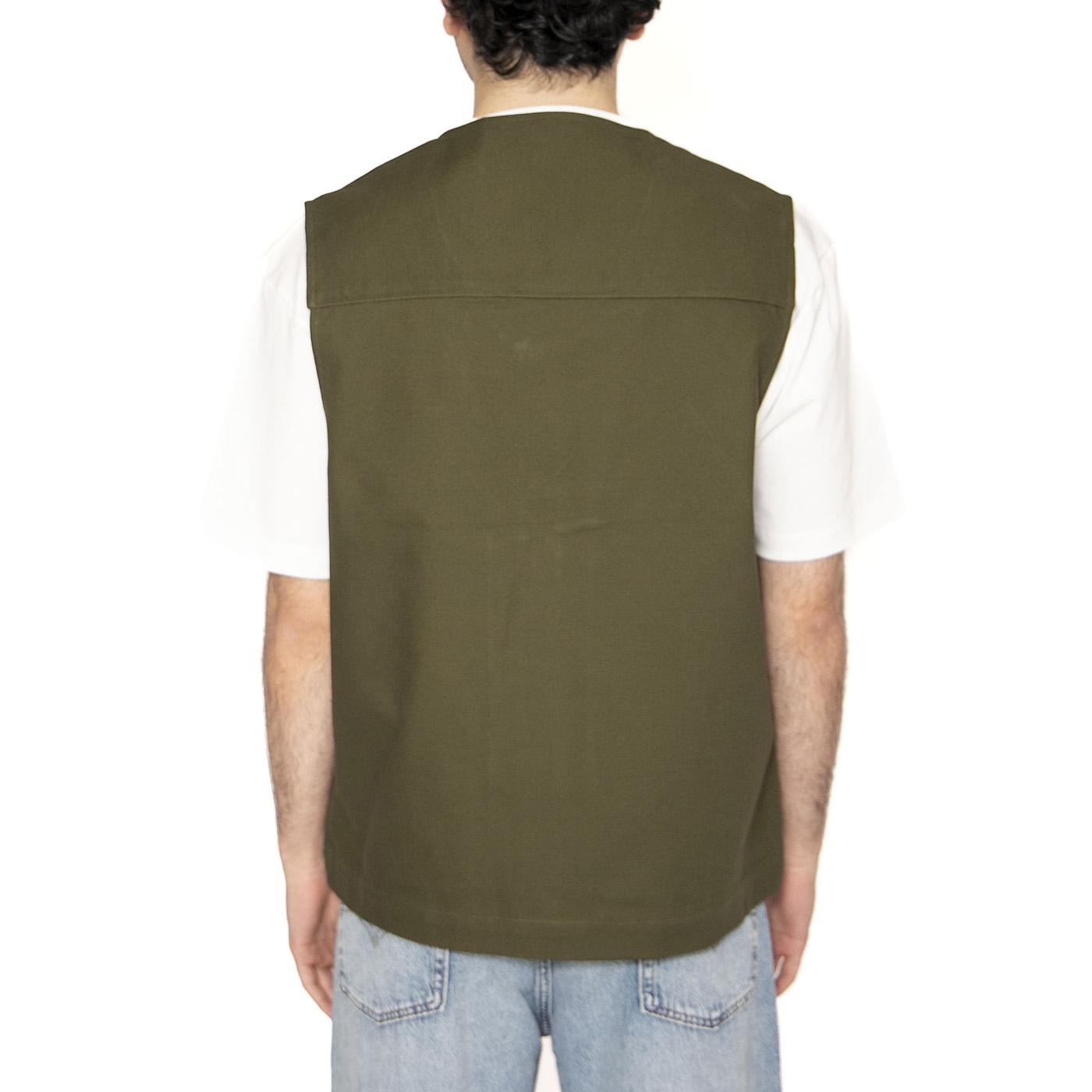 Heritage Chor Vest Green - Giacca Smanicata Uomo Verde 6040079-12365  CAT 
