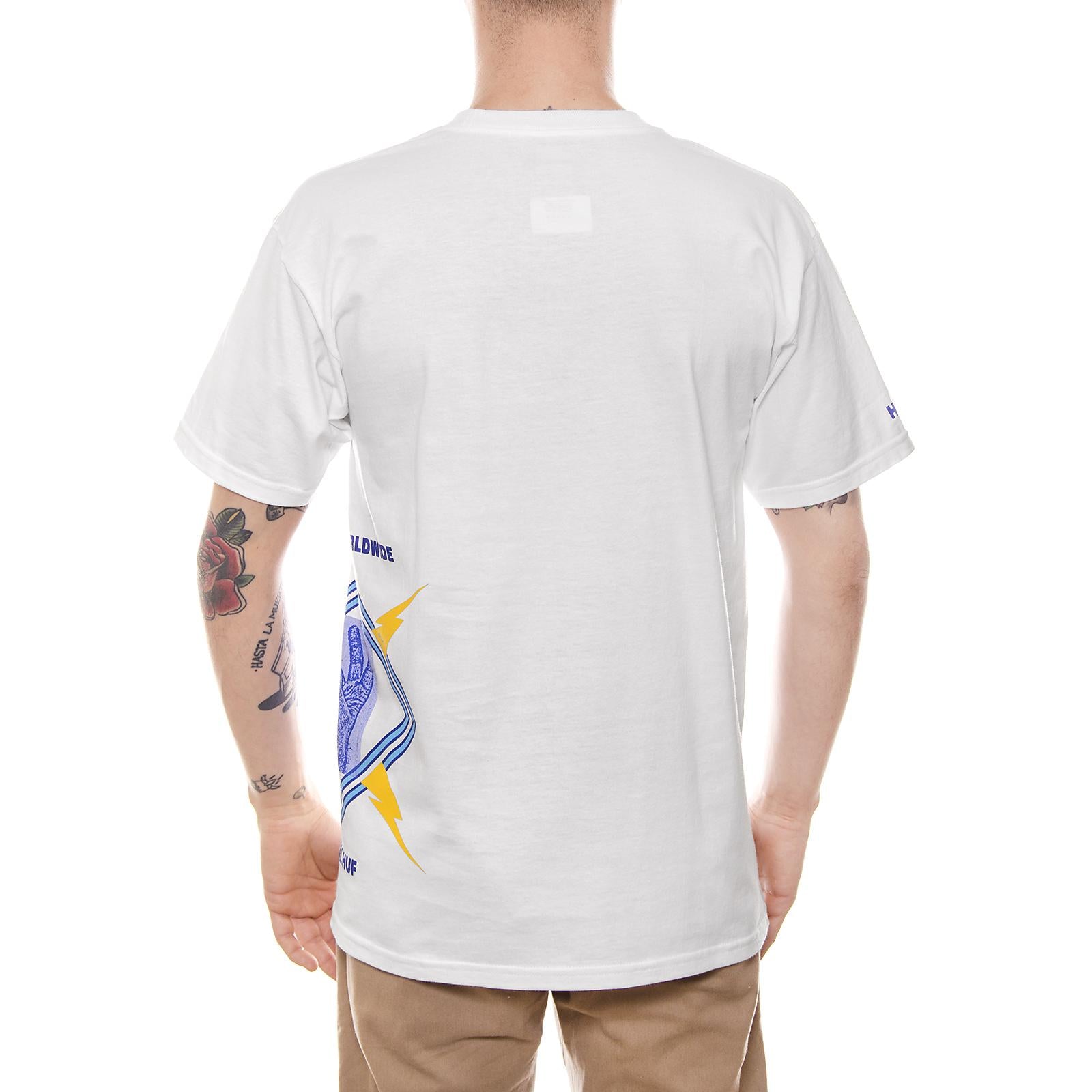 VITAL CRUCIAL S/S TEEiNDY TS00044-WHITE  HUF 