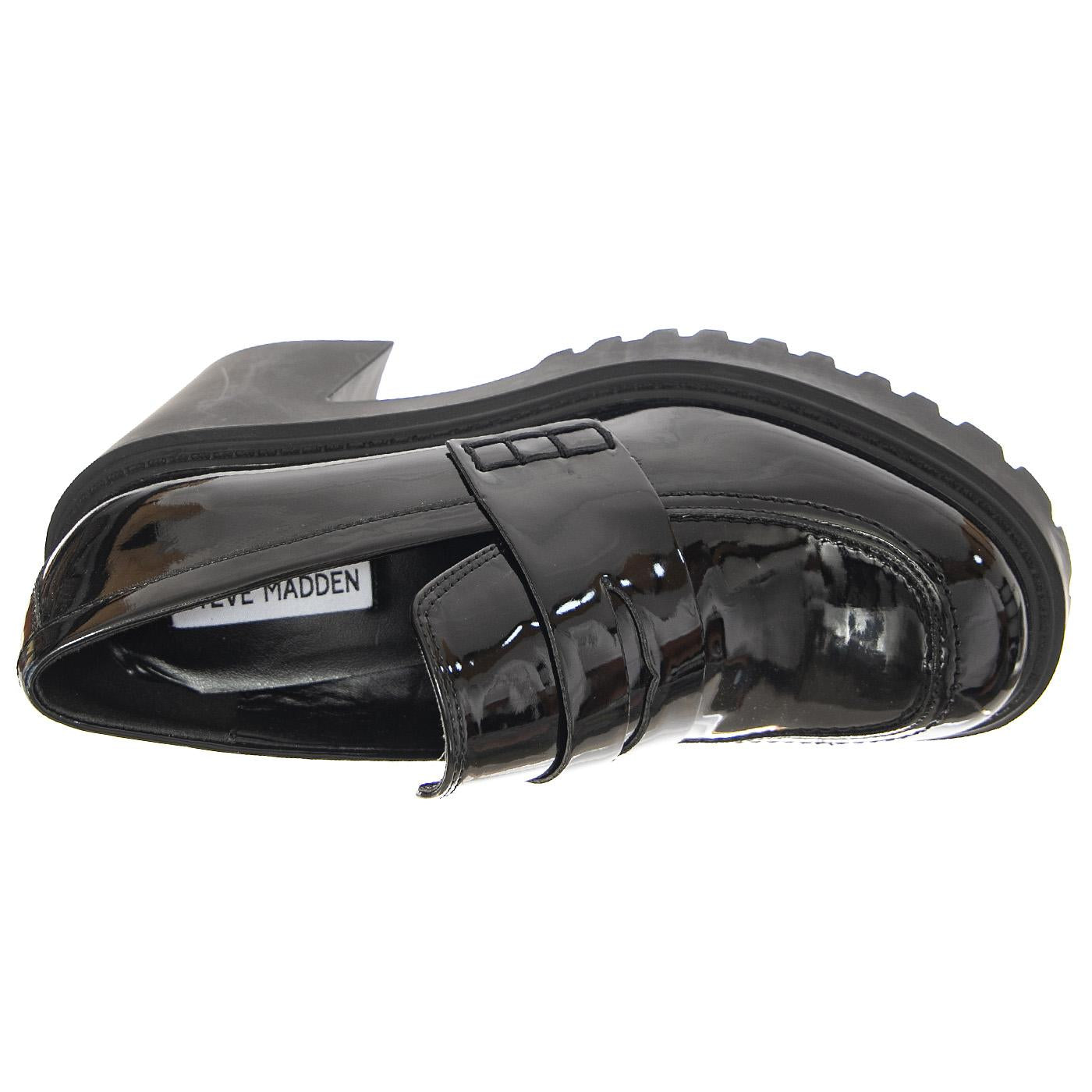 W' Obsidian Black Patent Shoes - Scarpe Donna Nere SM-OBSIDIAN-BLK  STEVE MADDEN 