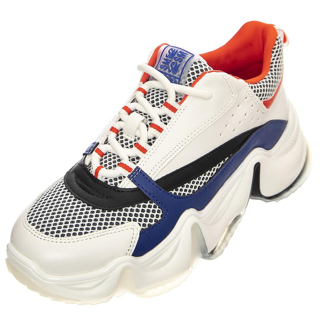 City Soul Org / Cobalt - Scarpe Stringate Profilo Basso Donna Multicolore SMPCITY SOUL-ORGCOB  STEVE MADDEN 