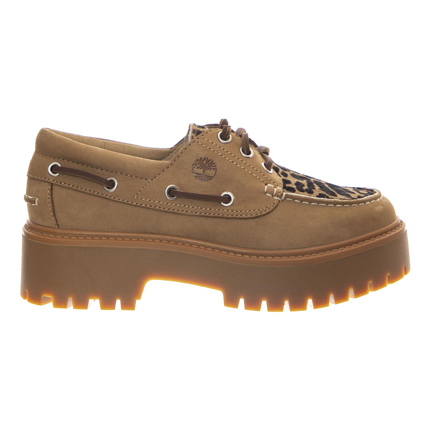 Stone Street Boat Shoe Beige -- Scarpe da Barca Donna in Nabuk Beige TB0A2GVF EN31 TIMBERLAND 