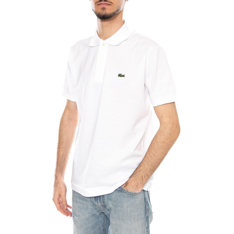 Maglietta M/C - Polo Bianca con Logo Lacoste 1212 001 LACOSTE 