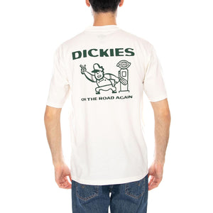 Burns Tee SS Egret - Maglietta Girocollo Uomo Bianca DK0A87QIC481 . DICKIES 