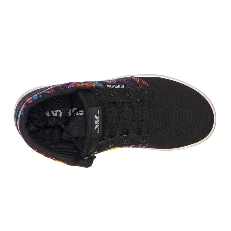 Yorek - Scarpe Profilo Alto Bambino / Bambina Nere  / Multicolore 58048-018  SUPRA 