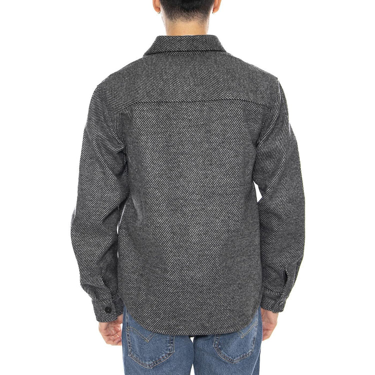 Micah Twill Overshirt FRML -- Camicia Overshirt Uomo Medium Grey Melange 22035478-4839391 . ONLY & SONS 