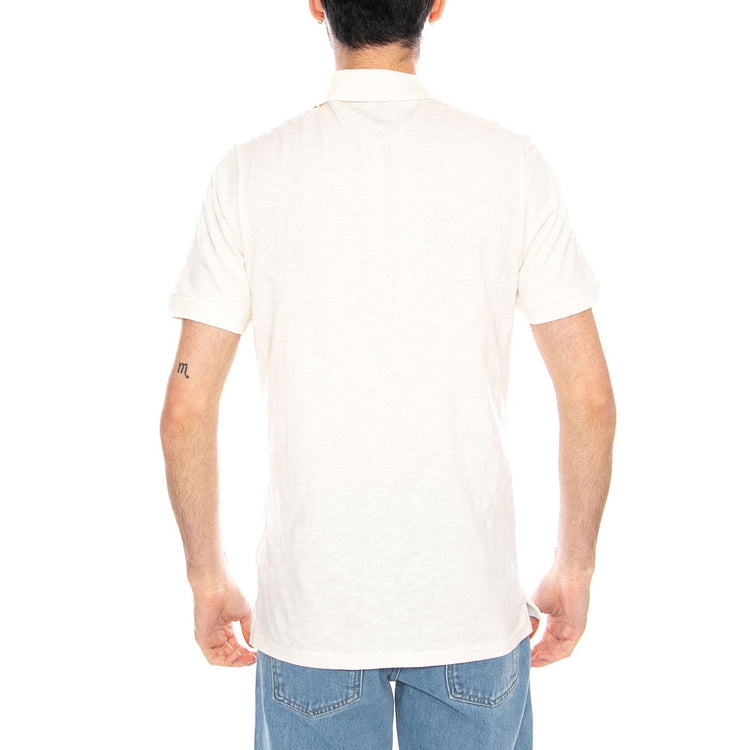 Fine Slub Polo Shirt Ice Cream - Polo Uomo Crema SP2401V Y12 LYLE & SCOTT 