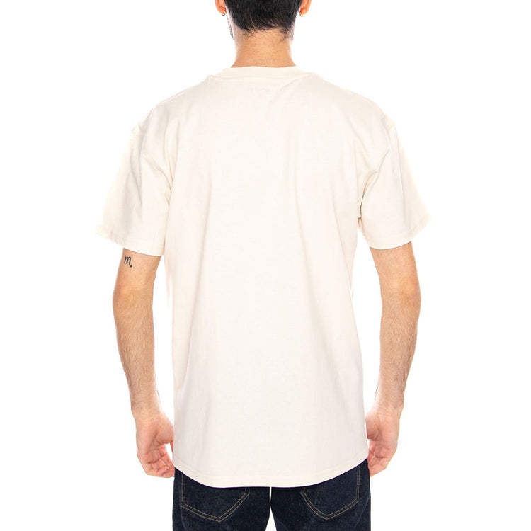 S/S American Script T-Shirt Natural - Maglietta Girocollo Uomo Beige I029956 05XX CARHARTT WIP 