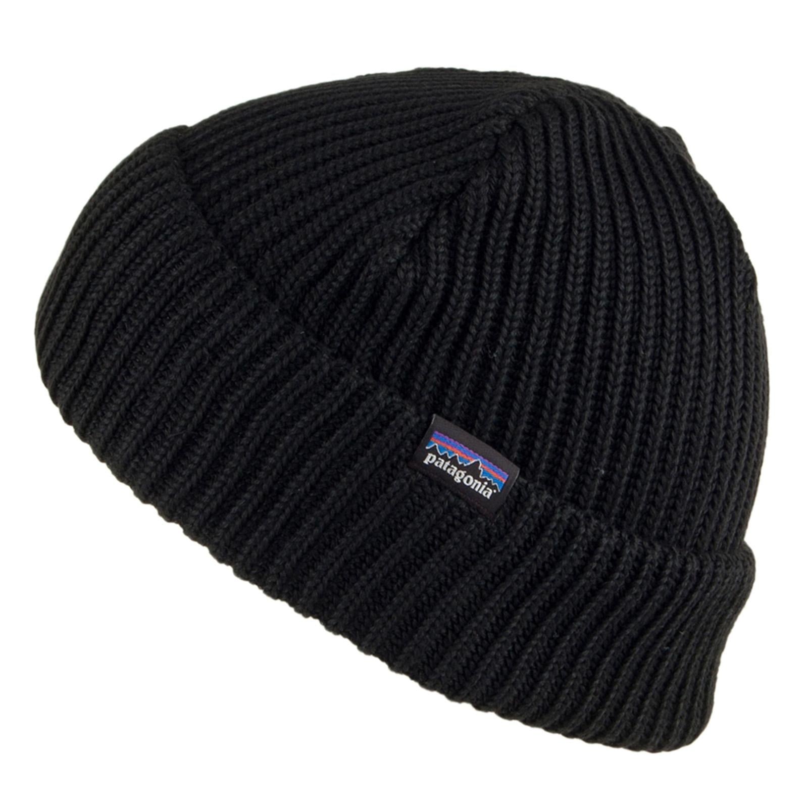 Fishermans Rolled Beanie Black 29105-BLK . PATAGONIA 