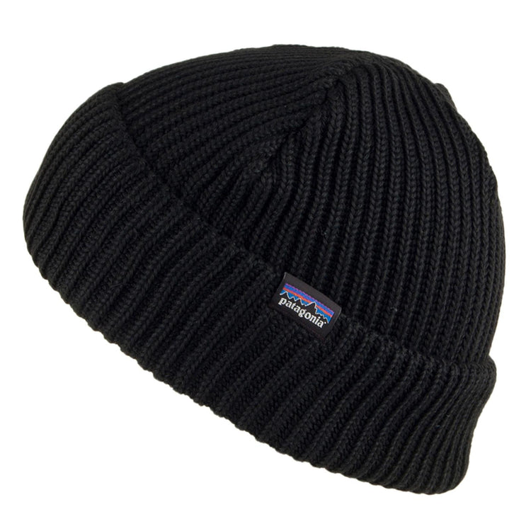 Fishermans Rolled Beanie Black 29105-BLK . PATAGONIA 