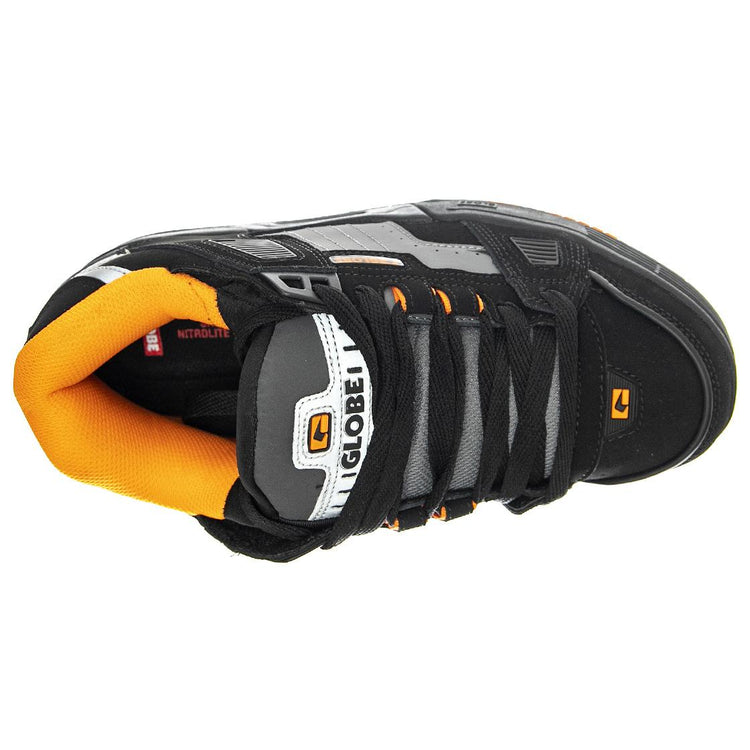 Sabre Black / Grey / Orange - Scarpe Stringate Profilo Basso Uomo Nere GBSABR-20087  GLOBE 