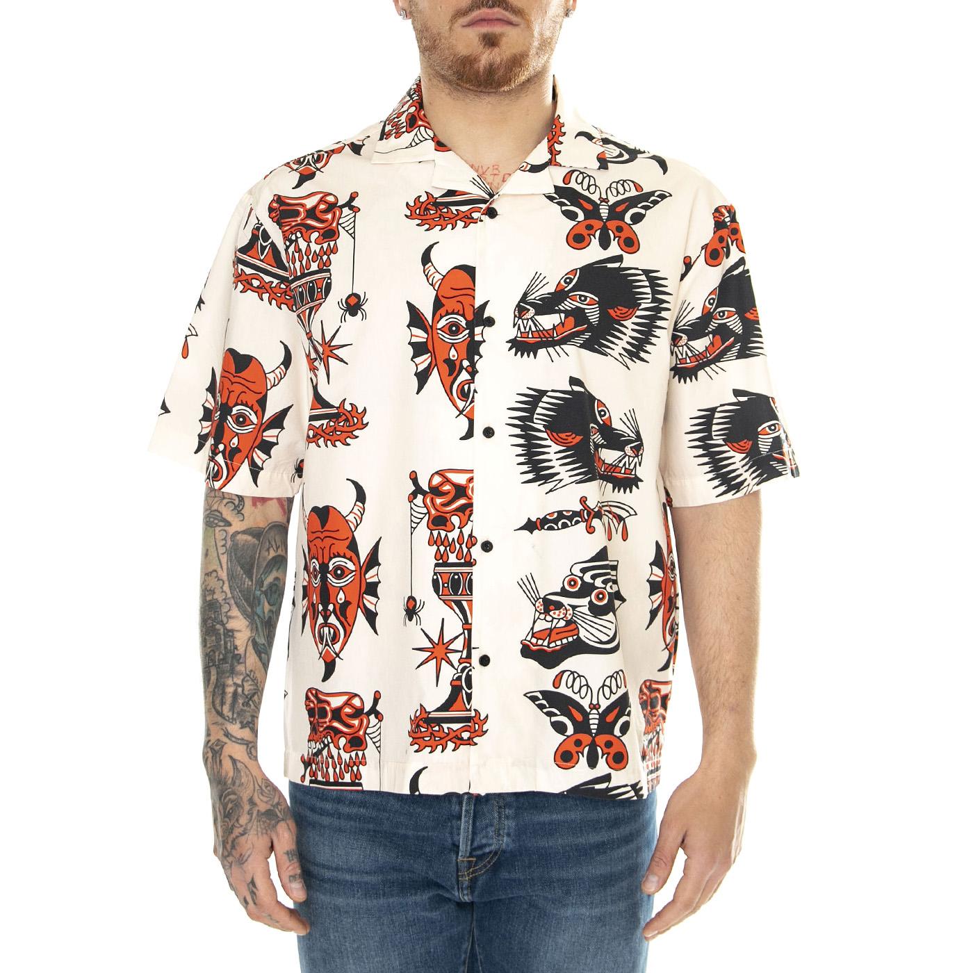 Teide Shirt SS Multicolor - Camicia Maniche Corte Uomo Multicolore I033607.08.67.  EDWIN 