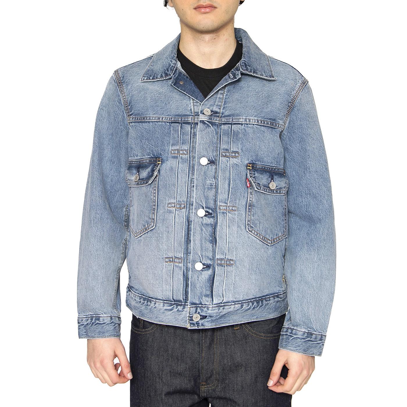 Type 2 Trucker Blue Sky Selv - Giacca Denim Jeans Uomo Blu A7632-0014  LEVIS 