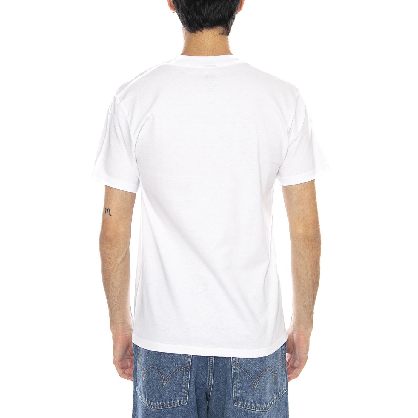 Obey Worhole Tee White - Maglietta Girocollo Uomo Baianca 165264241 WHT OBEY 