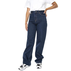 Og Raw Denim Wide Leg Pants Dark Blue - Pantaloni Denim Jeans Donna Blu KRCKW213-022-1  KARL KANI 
