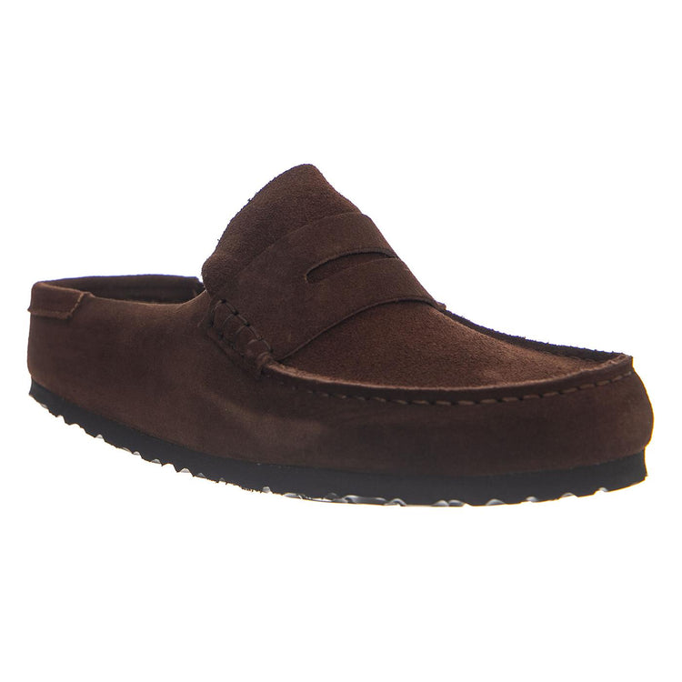 Naples Wrapped Suede Leather Narrow Fit Carafe - Mocassini Uomo Marroni 1031701 CRF BIRKENSTOCK 