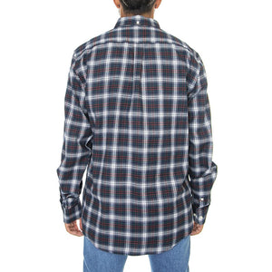 Portland Tailored Shirt Navy - Camicia Uomo Blu / Multicolore 222MMSH5241-NY91  BARBOUR 