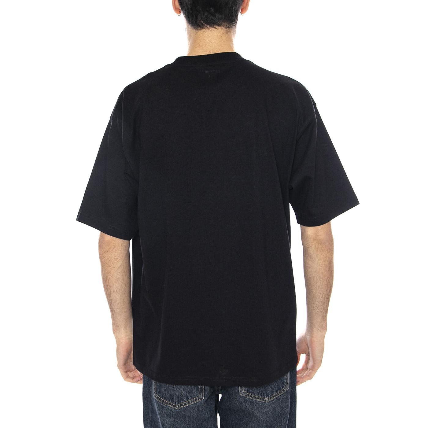 S/S Schooling Heart T-Shirt -- Maglietta Uomo Nera I035455.89XX . CARHARTT WIP 