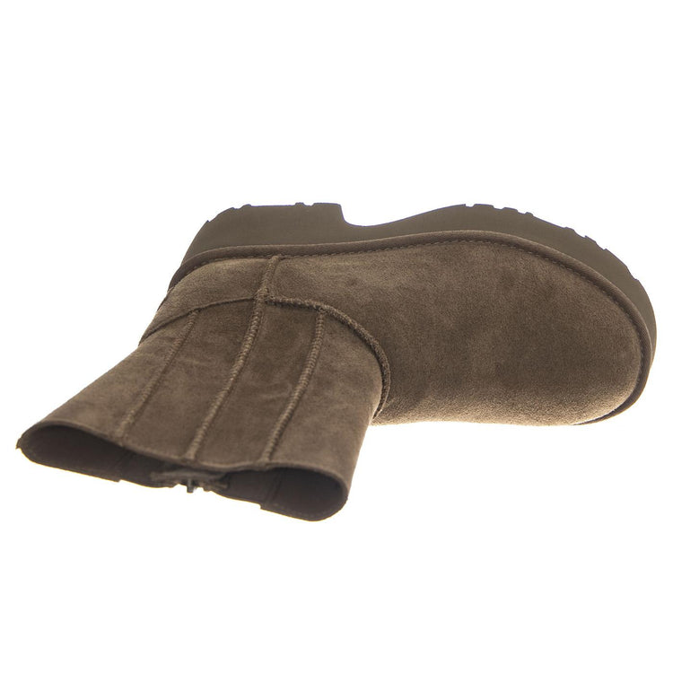 W New Heights Classic Twin Seam Hickory - Stivali Donna Marroni UGSNHCLTSHCK1158313W  UGG 