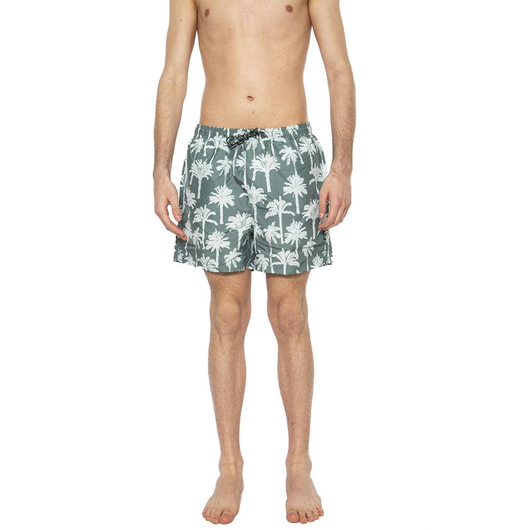 Tedswim Short Palms AOP Dark Forest - Costume da Bagno Uomo Verde 22028810-4421859  ONLY & SONS 