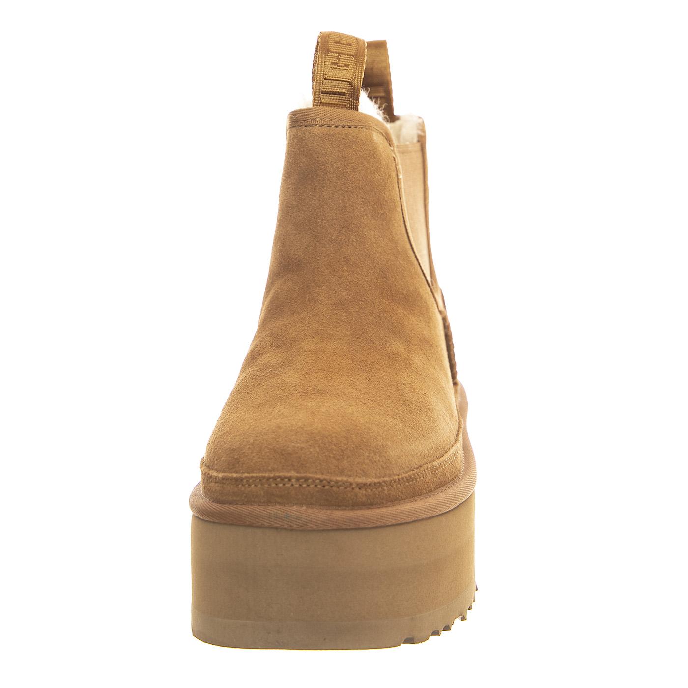 Neumel Platform Chelsea Chestnut - Stivali Donna Marroni UGSNEUPCCN1134526W  UGG 