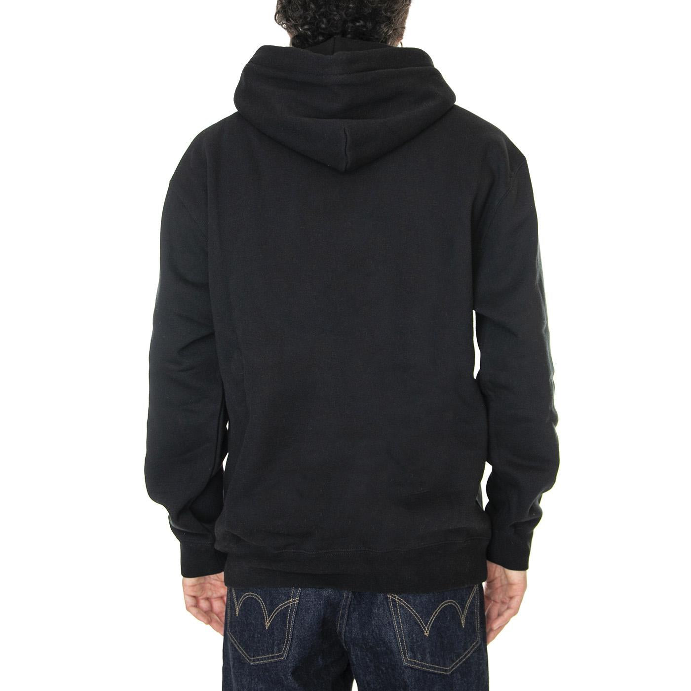 Dimensions P/O Hoodie Black - Felpa con Cappuccio Uomo Nera PF00544-BLACK  HUF 