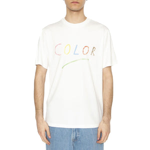 Colors Zach Tee White - Maglietta Girocollo Uomo Bianca MTS00425-WHITE  THINKING 