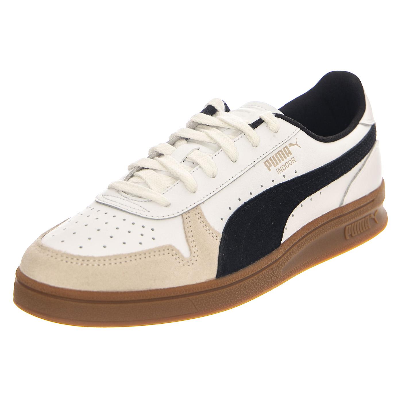 Indoor Puma White-Puma Black-Gum - Scarpe Uomo Multicolore 401360-01  PUMA 