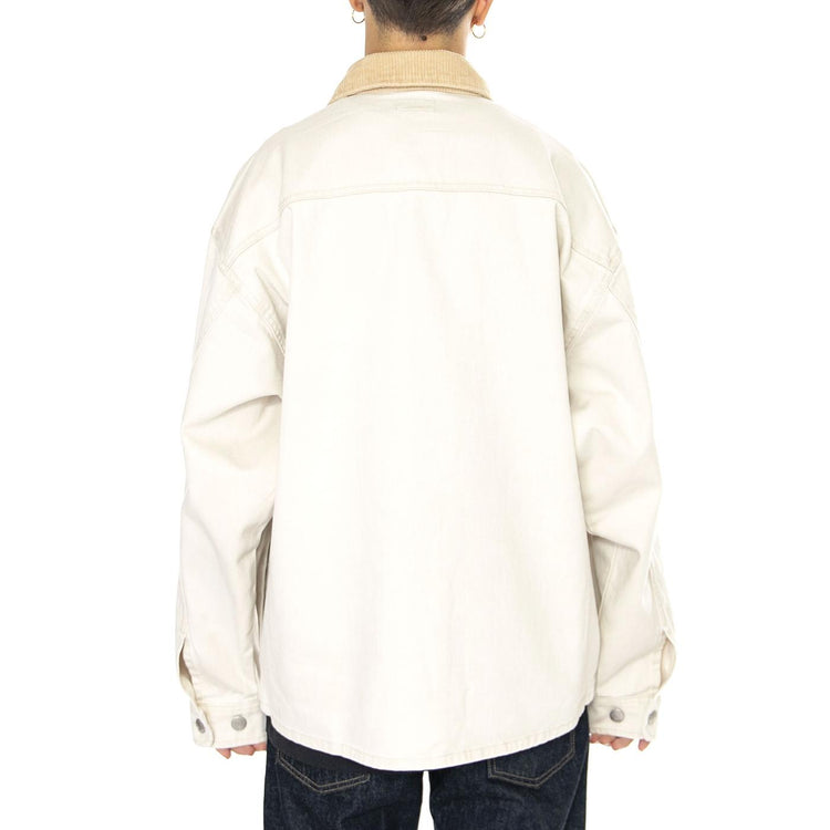 Idris Shirt Jacket Silver Grey Multi - Giacca Uomo Beige 121160061-SILVER GREY MULTI  OBEY 