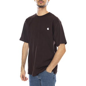 S/S Madison T-Shirt Palisander / Wax - Maglietta Girocollo Uomom Marrone I033000.39GXX  CARHARTT WIP 
