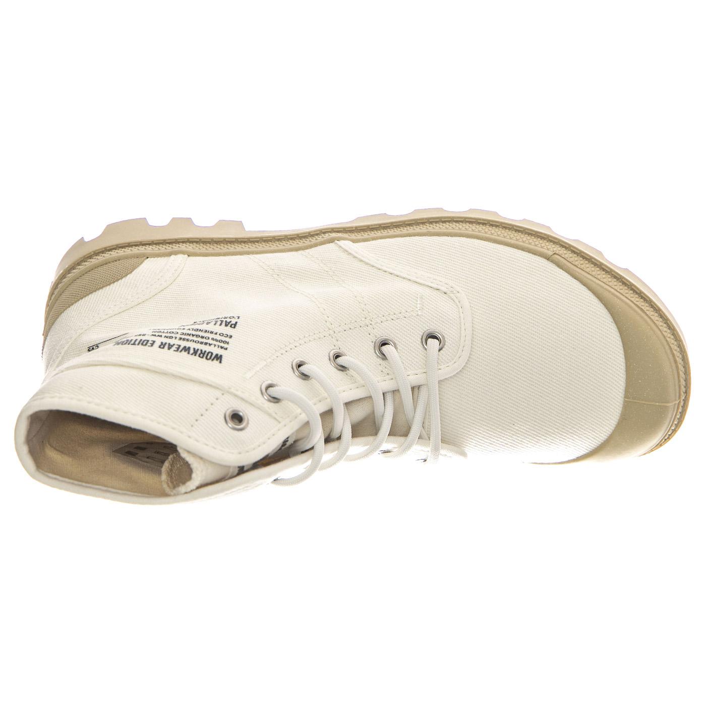 Pallabrousse WW Cream White - Scarpe Profilo Alto Uomo Bianche PAS78564-180-M  PALLADIUM 