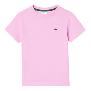 T-Shirt IXV Pink Kids - Maglietta Girocollo Bambini Rosa TJ1122-IXV  LACOSTE 