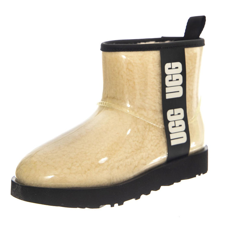 Classic Clear Mini Natural / Black - Stivaletti Donna Beige UGSCLCLEMNB1113190W  UGG 