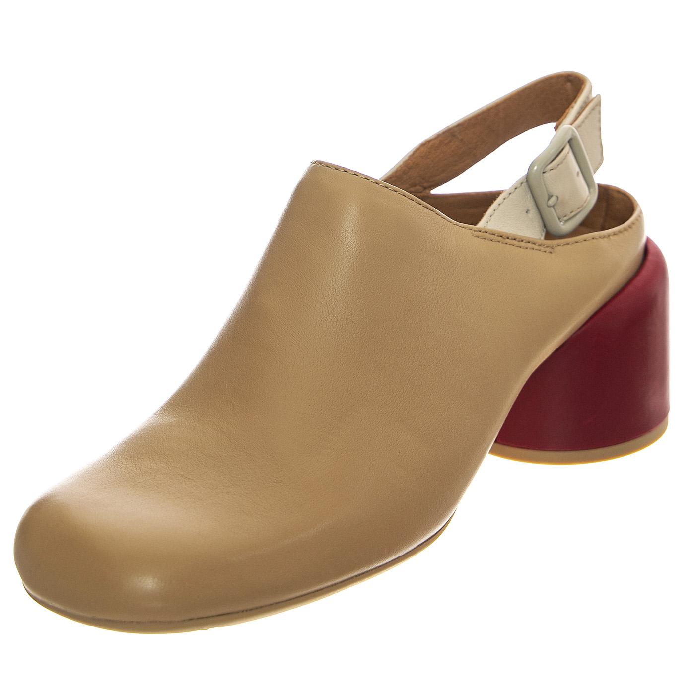 Nami Tea,Ultras.Cola/Niki Plaza-Tie-Tea Sandals - Sandali Donna Beige K201570-003  CAMPER 