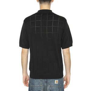 Sweater Knit Polo Pointelle Grid Mineral - Polo Uomo Nera A7294-0014  LEVIS 