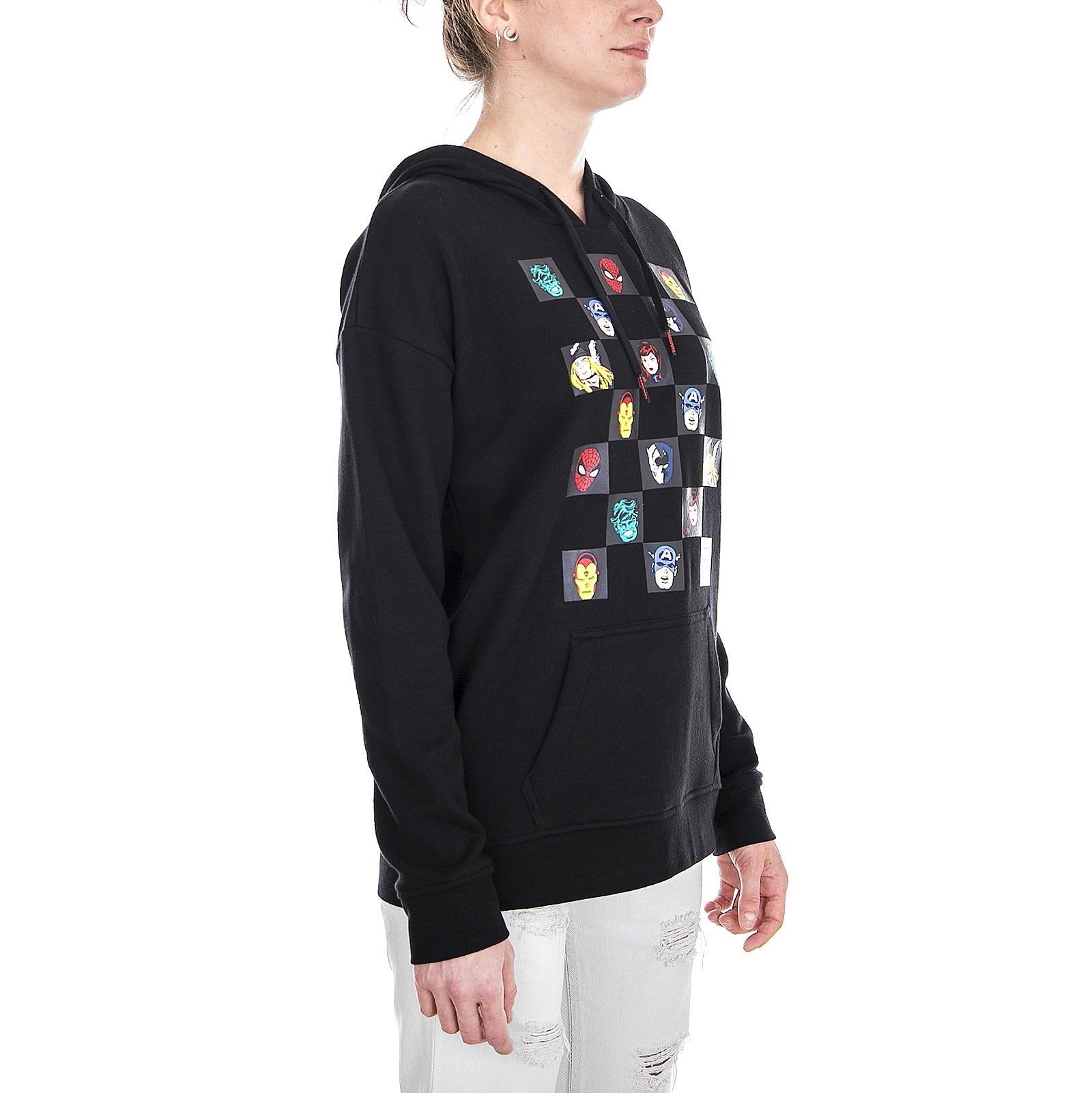WM AVENGERS CHECK HOODIE Black VA3TA2BLK  VANS 
