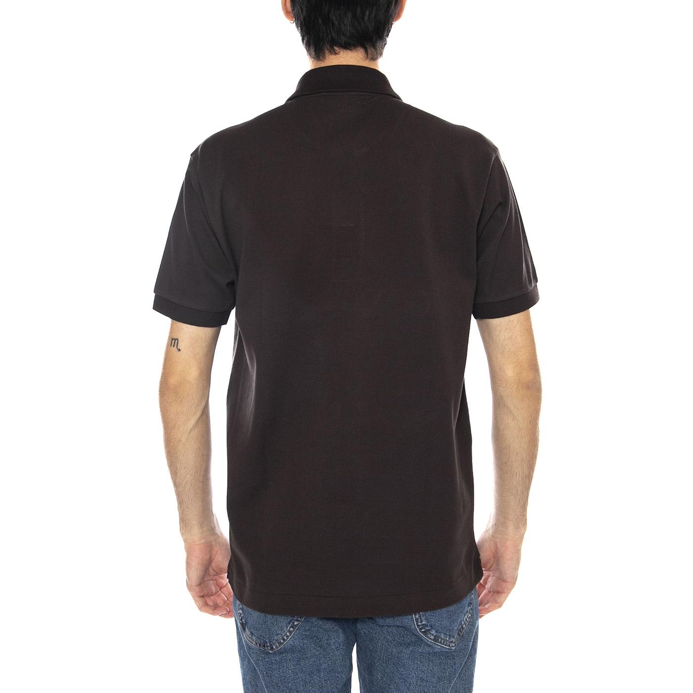 Maglietta M/C SKB Black Polo Shirt - Polo Uomo Nera 1212-SKB  LACOSTE 