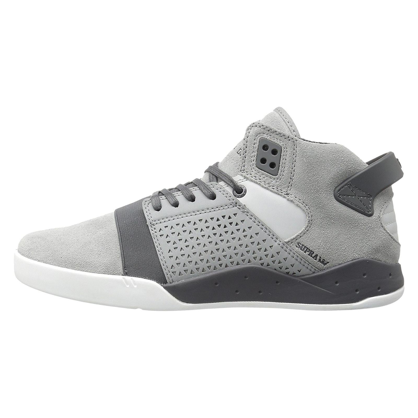 M' Skytop III Grey / Charcoal / White Estate Lace-Up Shoes 08237-060-M-060  SUPRA 