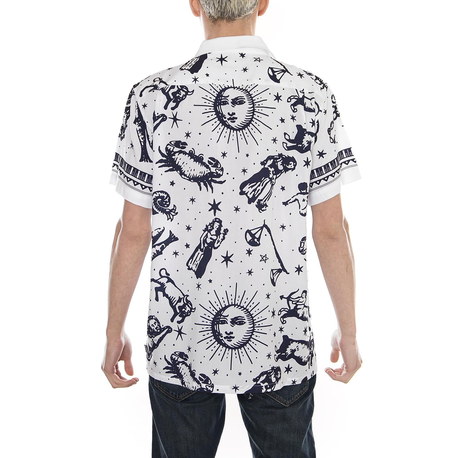ZODIAC S/S SHIRT WHITE BU00031-WHITE  HUF 