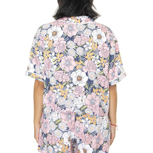 Retro Floral - Camicia Maniche Corte Donna Multicolore VN0A5LMDYRH1  VANS 