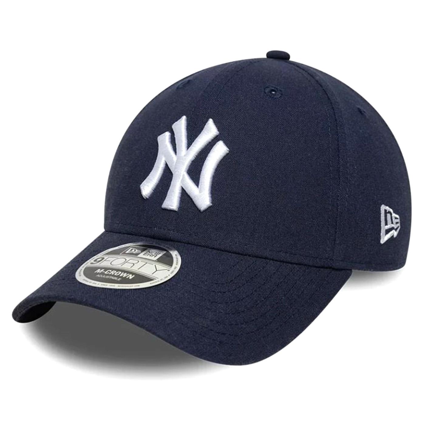 LINEN 9FORTY® MC NEW YORK YANKEES NAVY - Cappellino con Visiera Blu 60856291 NVY NEW ERA 