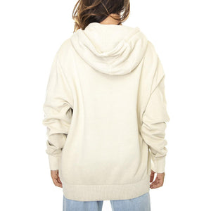 Signature Washed Hoodie Light Sand - Felpa con Cappuccio Donna Beige KRCKW213-064-2  KARL KANI 