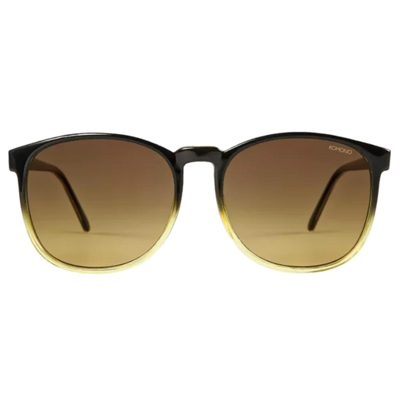 Urkel Expressionist UV 400 Protection Yellow Sunglasses - Occhiali da Sole Gialli KOM-S1112  KOMONO 